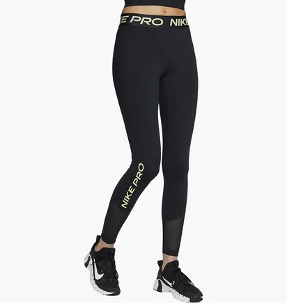 Легінси жіночі Nike Pro Mid-Rise Full-Length Leggings Black FB5687-010