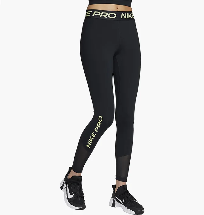 Легінси жіночі Nike Pro Mid-Rise Full-Length Leggings Black FB5687-010