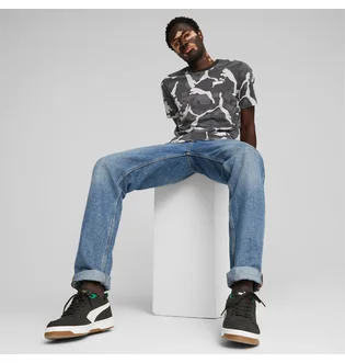 Футболка мужская Puma Ess+ Camo Aop Tee Grey 675943-01