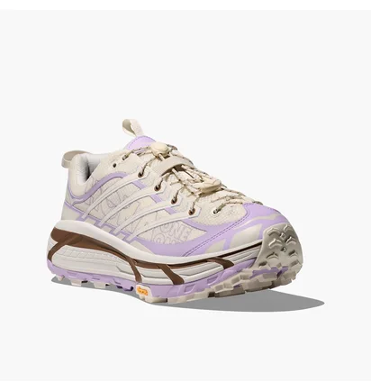 Кроссовки унисекс Hoka Mafate Three2 Beige/Violet 1175490-ASF