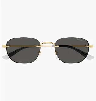 Солнцезащитные очки MONT BLANC Grey/Gold MB0303S-001-53