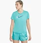 Футболка женская Nike Dri-Fit Swoosh Run Light Blue DD6478-392