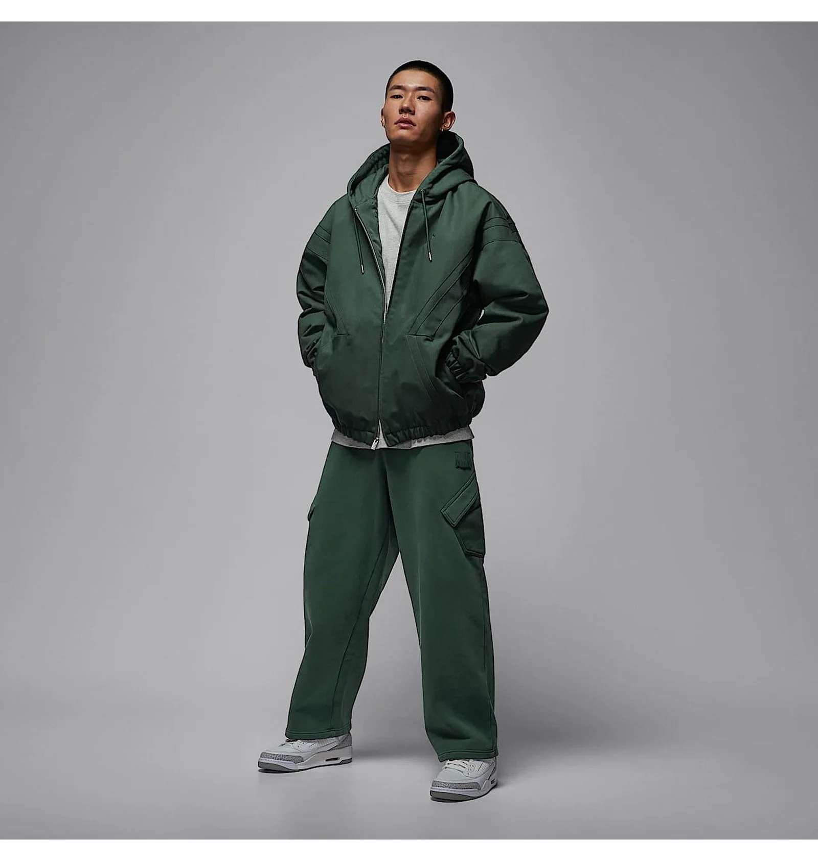 ᐉ Куртка чоловіча Air Jordan M J Flt Draft Jkt Green HV1848-316