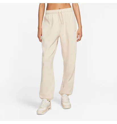 Штани жіночі Nike Sportswear Club Fleece Mid-Rise Oversized Sweatpants Beige DQ5800-126