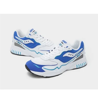 Кросівки чоловічі Saucony 3D G.R.I.D. Hurricane White/Blue S706462