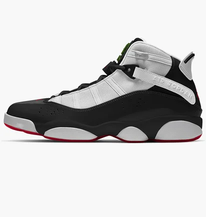 Кроссовки мужские Air Jordan 6 Rings Black/White 322992-008