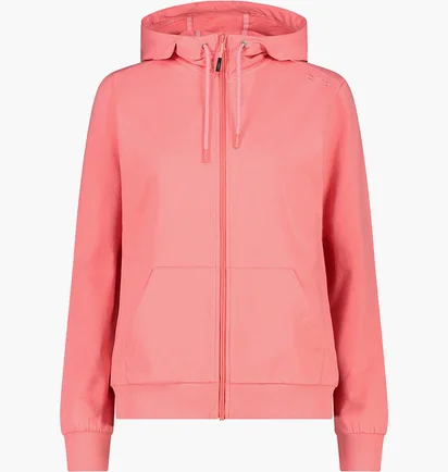 Толстовка женская CMP Jacket Fix Hood Peach 32D8016-B557