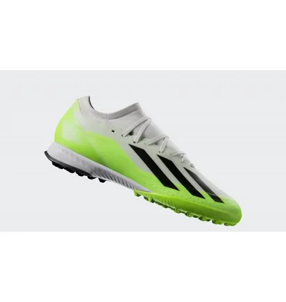 Сороконожки унисекс Adidas X Crazyfast.3 Turf Shoes White/Green ID9337