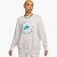 Світшот жіночий Nike Sportswear Phoenix Fleece Oversized Crewneck Sweatshirt Beige FD4234-030