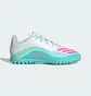 Сороконожки детские Adidas F50 Messi Club White/Turquoise JQ0949