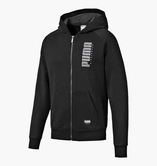 Толстовка мужская Puma Athletics Fz Hoody Black 580151-01