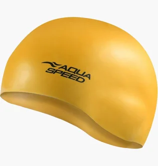 Шапочка для плавания Aqua Speed Mono Yellow 111-06
