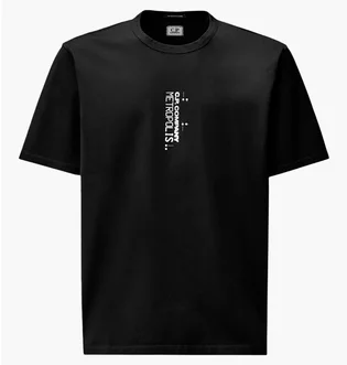 Футболка мужская C.P. Company Metropolis Series Vertical Logo Black 19CLTS057A-006370W-999
