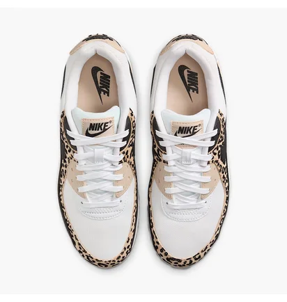 Кроссовки женские Nike Air Max 90 Leopard White/Brown IF1619-100