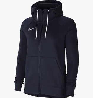Толстовка жіноча Nike Hooded Sweatshirt W Nk Flc Park20 Fz Hoodie Black CW6955-451