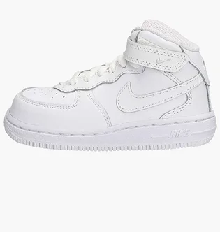 Кроссовки детские Nike Force 1 Mid White 314197-113