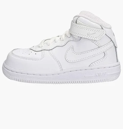 Кроссовки детские Nike Force 1 Mid White 314197-113
