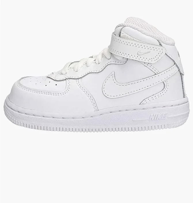 Кроссовки детские Nike Force 1 Mid White 314197-113