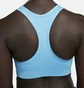 Топ женский Nike Swoosh WomenS Medium-Support 1-Piece Pad Sports Bra Light Blue BV3636-416