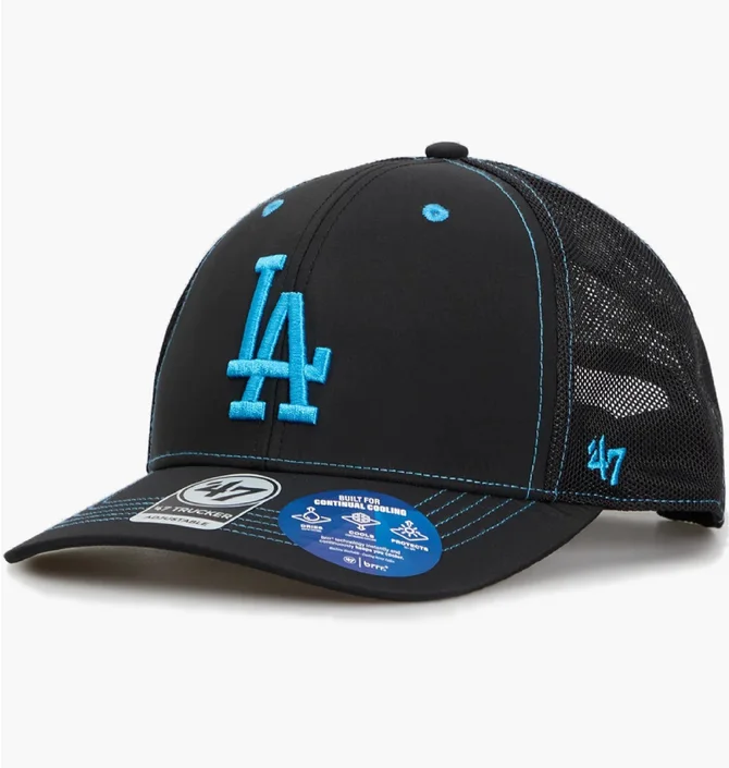 Кепка унісекс 47 Brand La Dodgers Xray Black XRAYD12BBP-BKA