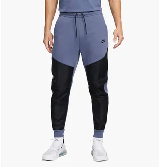 Штаны мужские Nike Sportswear Tech Fleece Black/Blue DR6171-491