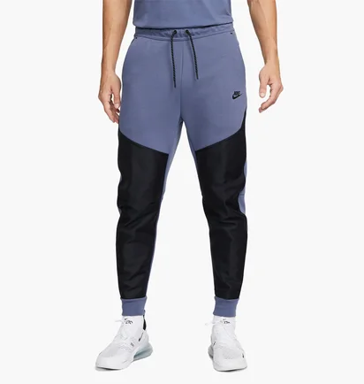 Штани чоловічі Nike Sportswear Tech Fleece Black/Blue DR6171-491