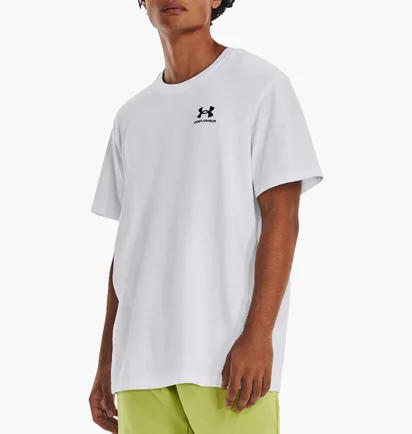 Футболка мужская Under Armour Logo Emb Heavyweight Ss-Wht White 1373997-100