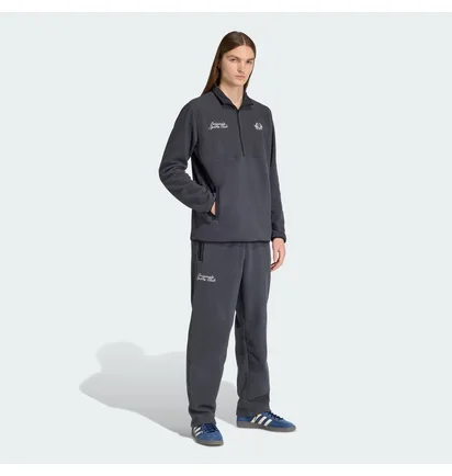 Кофта мужская Adidas Regular Polar Fleece Quarter-Zip Grey JX8191