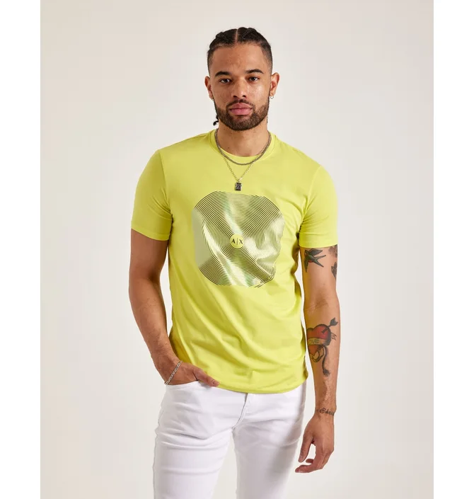 ᐉ Футболка мужская Armani Exchange Disc Graphic Tee Yellow