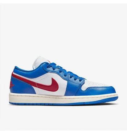 Кросівки жіночі Air Jordan Air 1 Low White/Blue DC0774-416