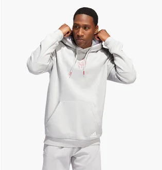 Худи мужское Adidas Mahomes Hoodie White Ht5341