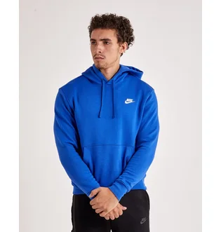 Худи мужское Nike Club Fleece Pullover Hoodie Blue BV2654-480