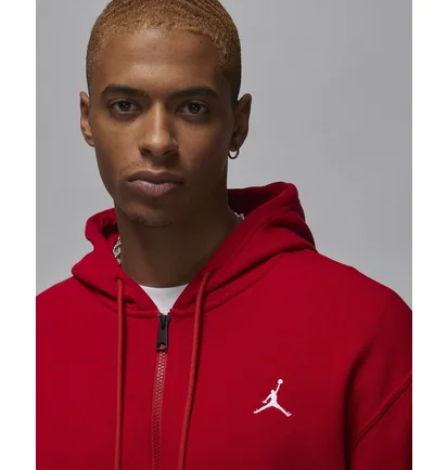Толстовка мужская Air Jordan Essentials Full-Zip Fleece Hoodie Red FJ7771-687