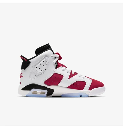 Кросівки дитячі Air Jordan 6 Retro Carmine White/Red 384665-106