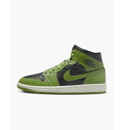 Кроссовки женские Nike Air Jordan 1 Mid Green Bq6472-031
