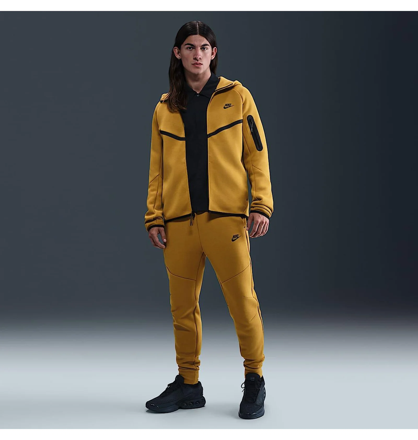 ᐉ Толстовка мужская Nike Tech Fleece Fz Wr Yellow HV0949-352