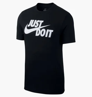 Футболка мужская Nike M Nsw Tee Just Do It Swoosh Black AR5006-011