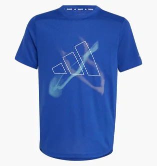 Футболка детская Adidas B Hiit Gfx Blue IC5405