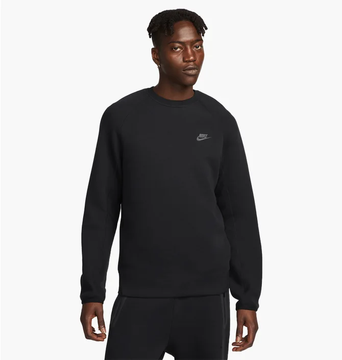 Свитшот мужской Nike Sportswear Tech Fleece Black FB7916-010