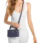 Сумка жіноча Michael Kors Jana Extra-Small Signature Logo Convertible Crossbody Bag Blue 32F5SQ1C0V-BLUE-143334