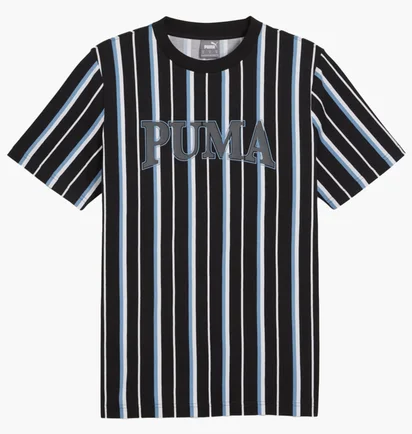 Футболка мужская Puma Squad Sweatshirt Black/White 678773-01