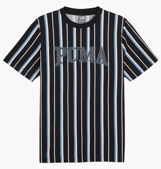 Футболка мужская Puma Squad Sweatshirt Black/White 678773-01