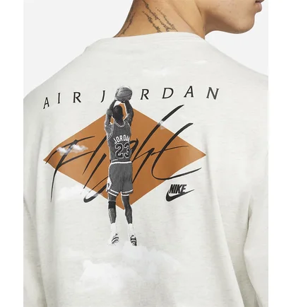 Лонгслив мужской Air Jordan Mens 85 Long-Sleeve T-Shirt White Dh8962-141