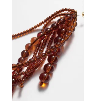 Серьги Cascade Glass-Bead Earrings Brown 1227556001