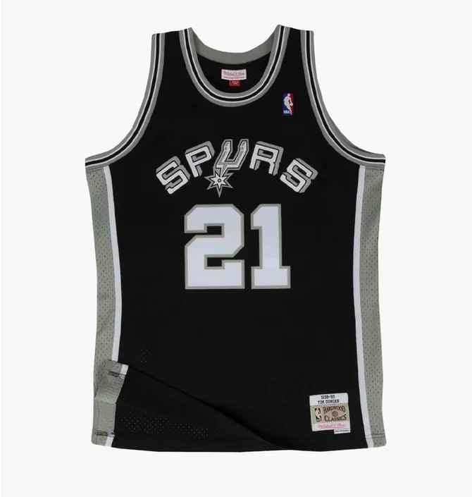 Майка чоловіча Mitchell & Ness Nba Swingman Jersey San Antonio Spurs 1998-99 Tim Duncan Black Smjygs18208-Sasblck98Tdu