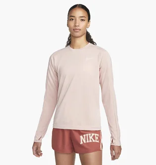Лонгслив женский Nike W Df Run Midlayer Pink Dq6318-601