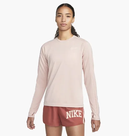 Лонгслив женский Nike W Df Run Midlayer Pink Dq6318-601