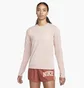 Лонгслив женский Nike W Df Run Midlayer Pink Dq6318-601