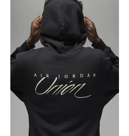 Худи мужское Air Jordan Fleece Hoodie X Union La Black DV7334-010