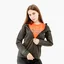 Толстовка женская AUSTRALIAN Stripes Hoodie Polyviscosa Jacket Black LSDGC0010-003